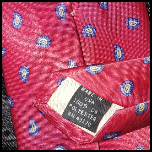 Vintage Envoy Paisley Tie - Picture 5 of 5
